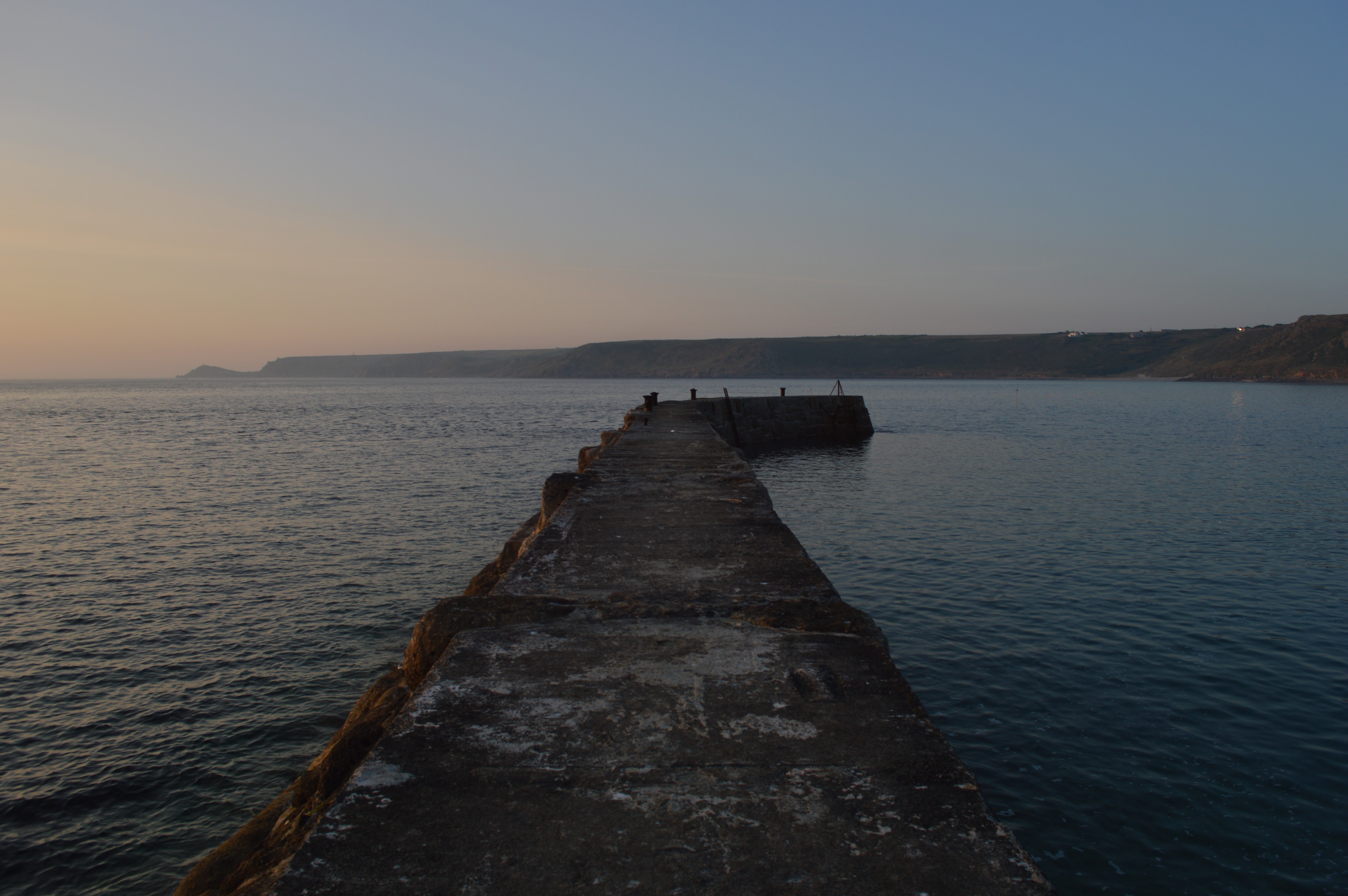 pier at sunset